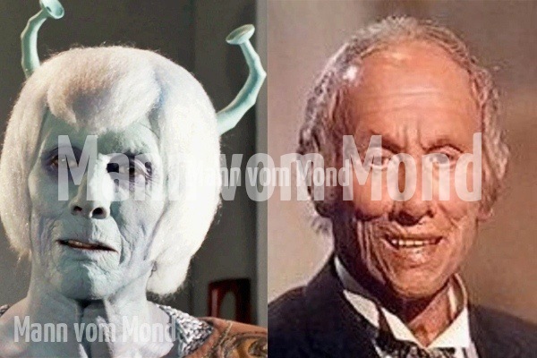Reggie Nalder ohne Make-up und als Andorianer